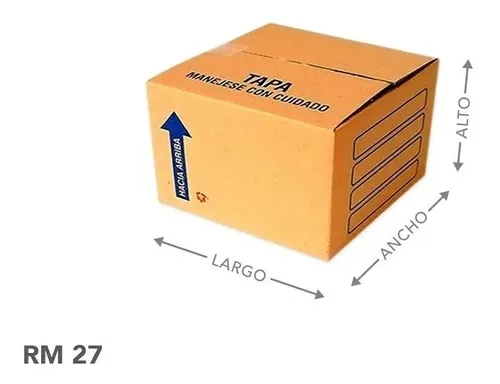 25 Cajas de Cartón para empaque 20x20x15 Cms RM-27 - EMPACK